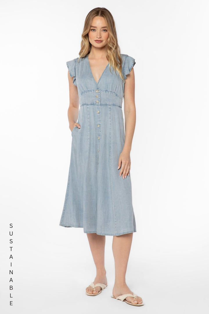 Jem Classic Indigo Dress - Dresses - Velvet Heart Clothing