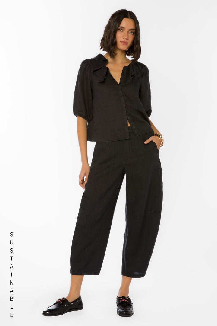 Oriana Black Pants - Pants - Velvet Heart Clothing
