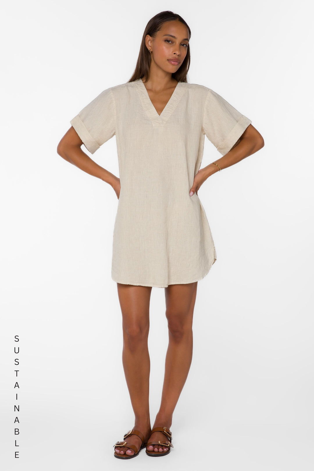 Wilda Wheat Dress - Dresses - Velvet Heart Clothing