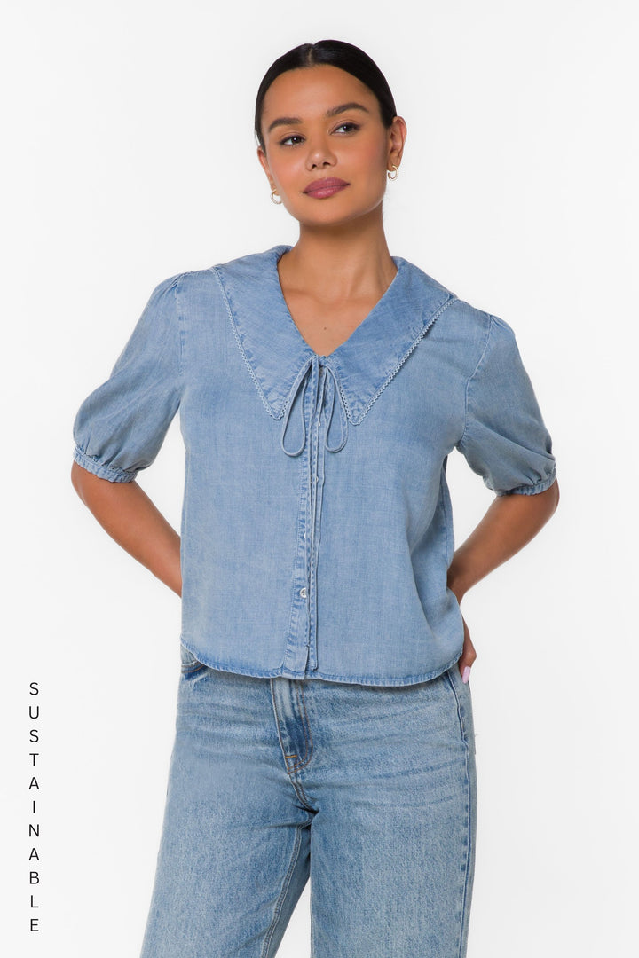 Areli Classic Indigo Blouse