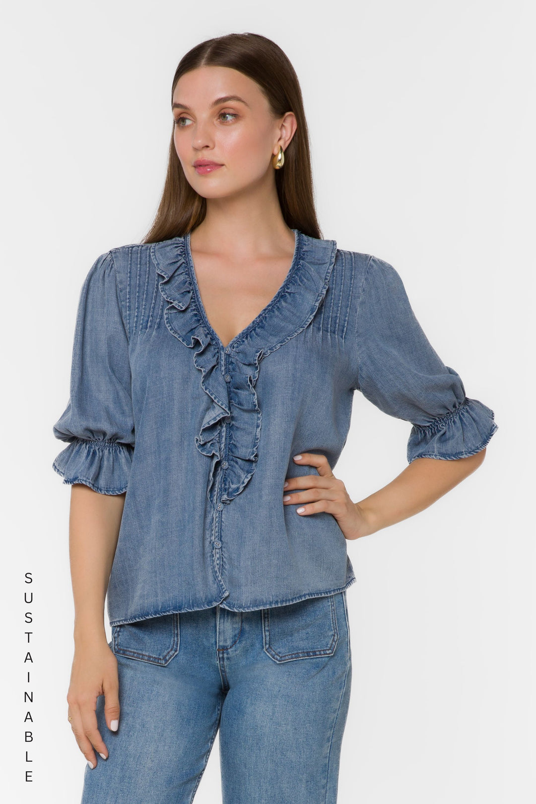 Anthea Malibu Blouse - Tops - Velvet Heart Clothing