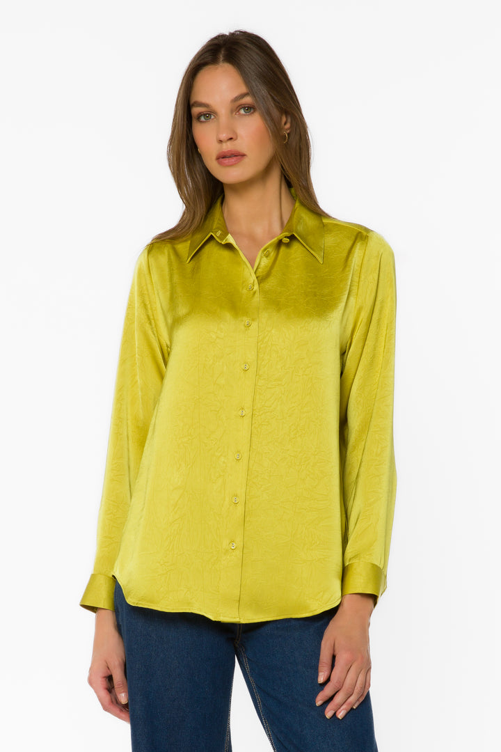 Adelynn Green Pear Shirt