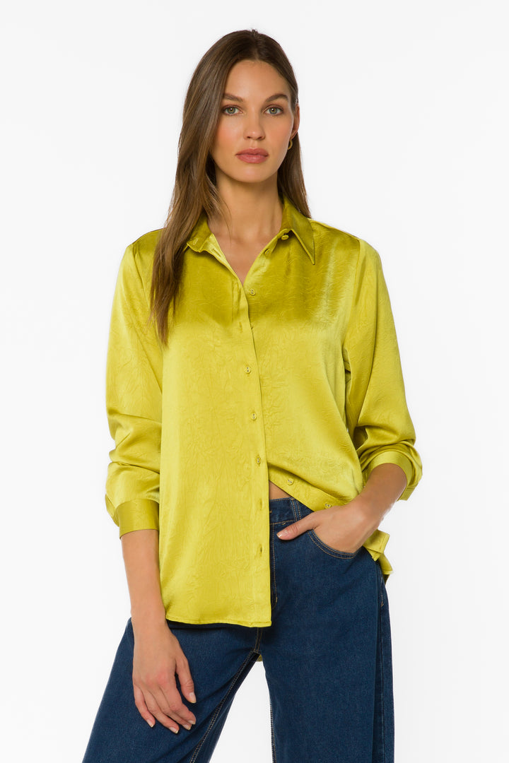 Adelynn Green Pear Shirt