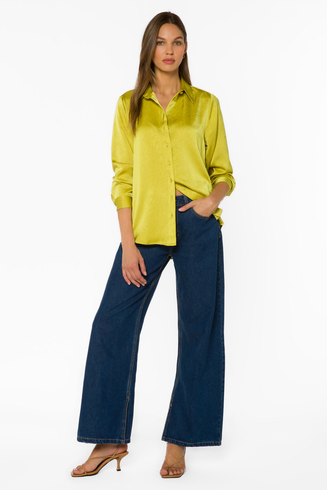 Adelynn Green Pear Shirt