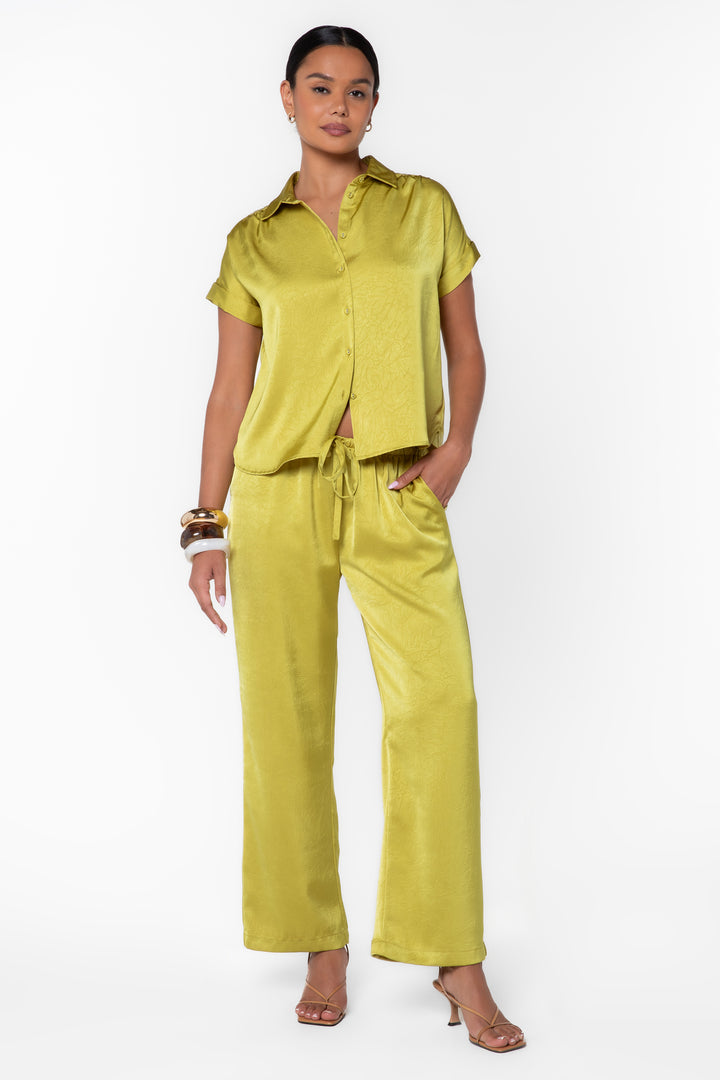Alessia Green Pear Shirt
