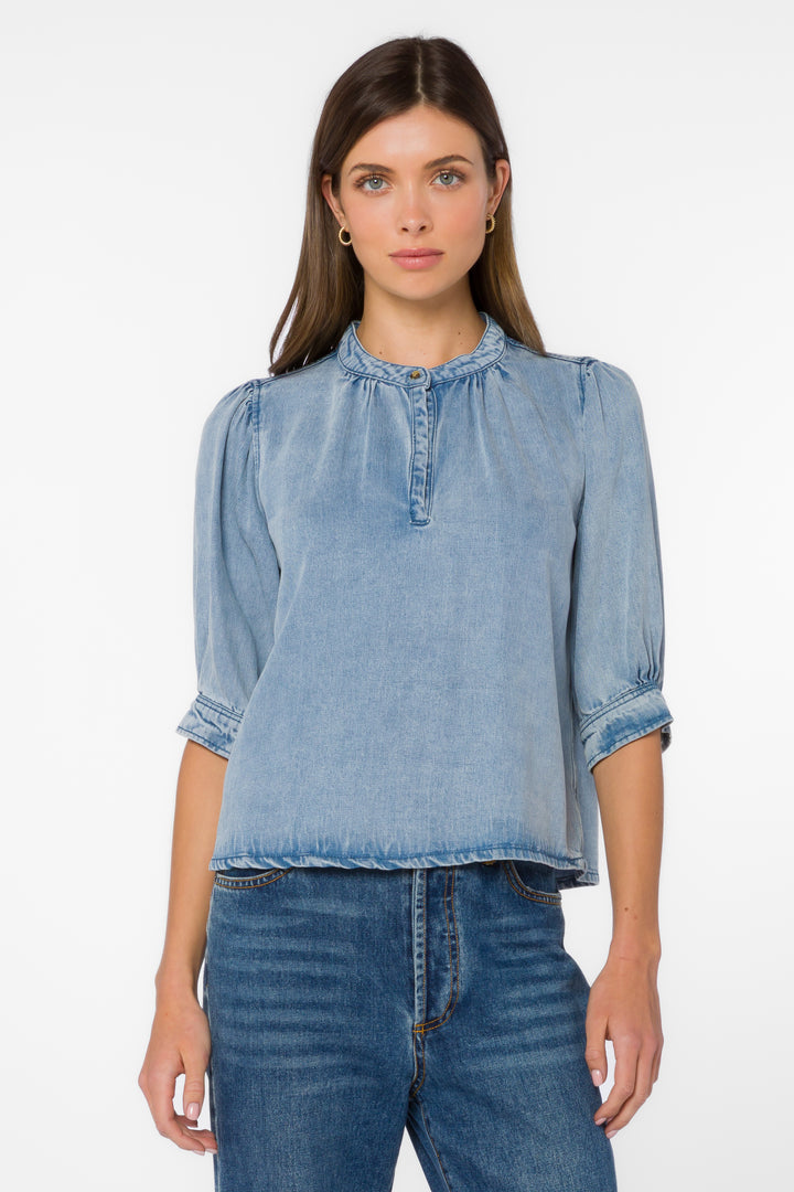 Almafi Light Skyfall Top - Tops - Velvet Heart Clothing