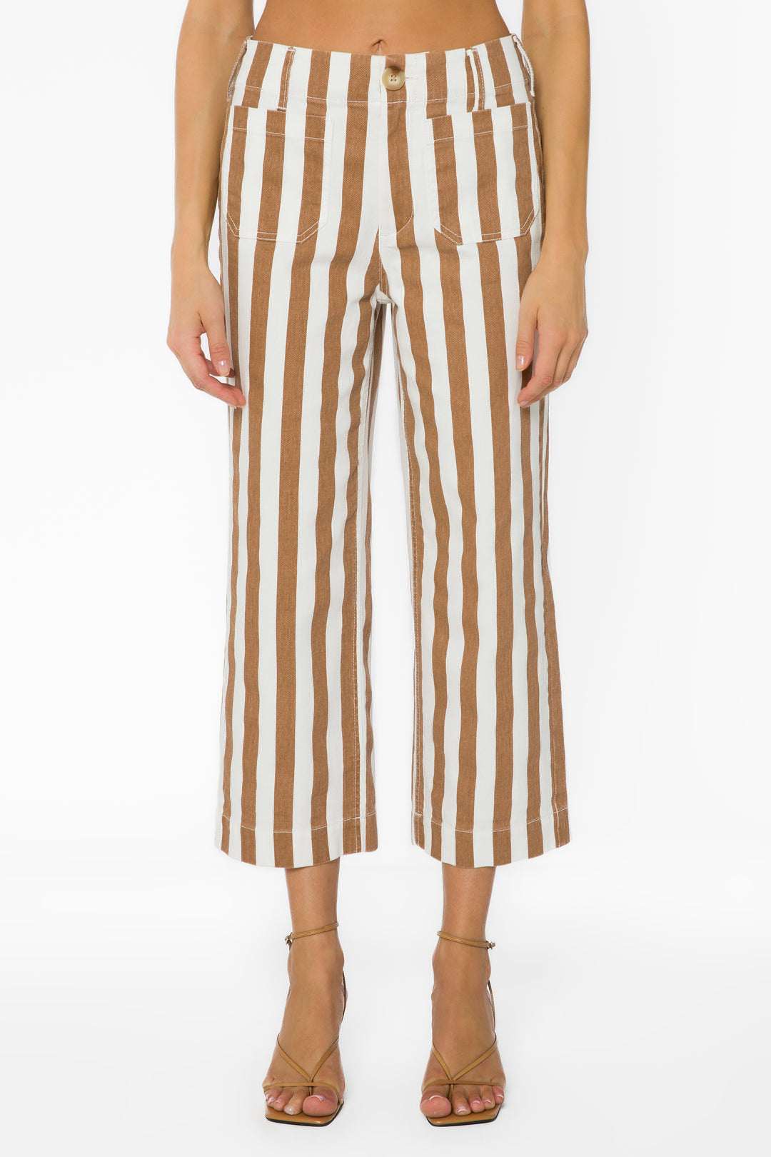 Alyx Taupe Stripe Pants