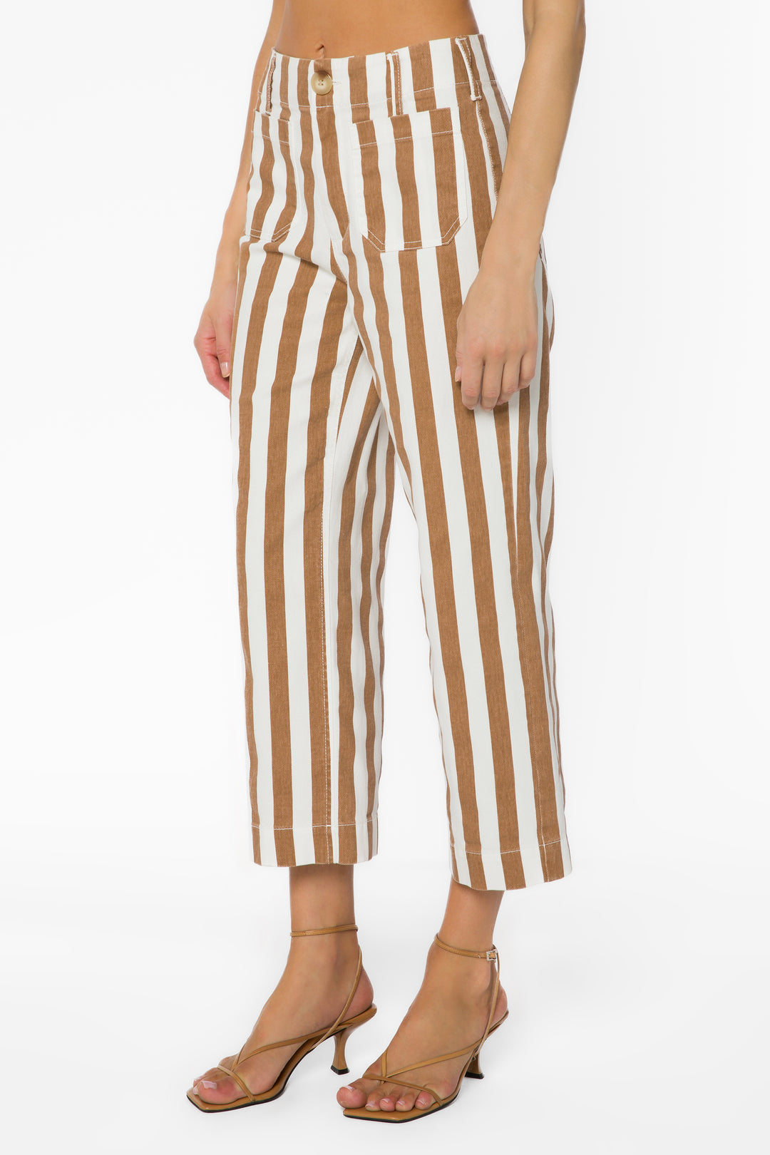 Alyx Taupe Stripe Pants