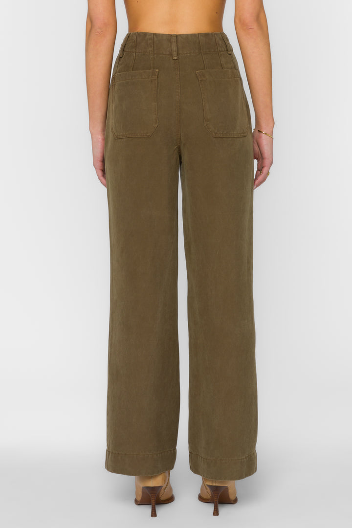 Alyx Olive Pants - Bottoms - Velvet Heart Clothing