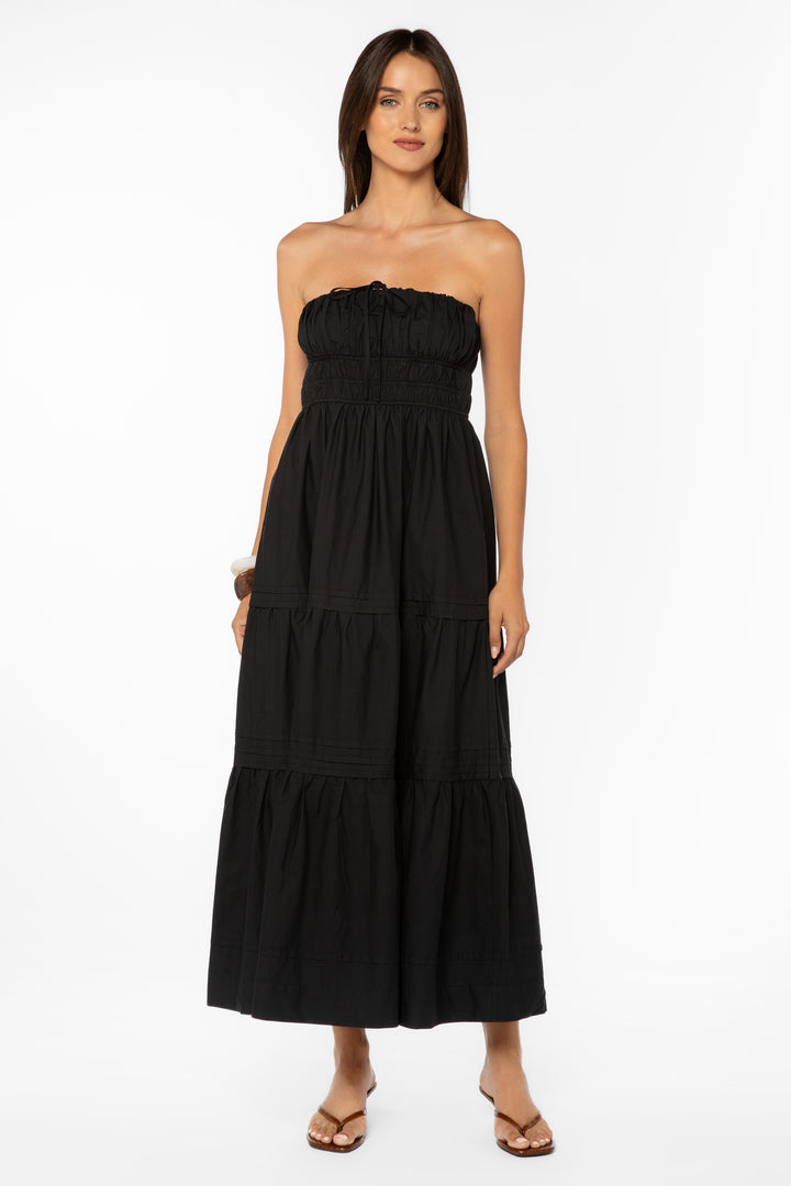 Amadea Black Dress - Dresses - Velvet Heart Clothing