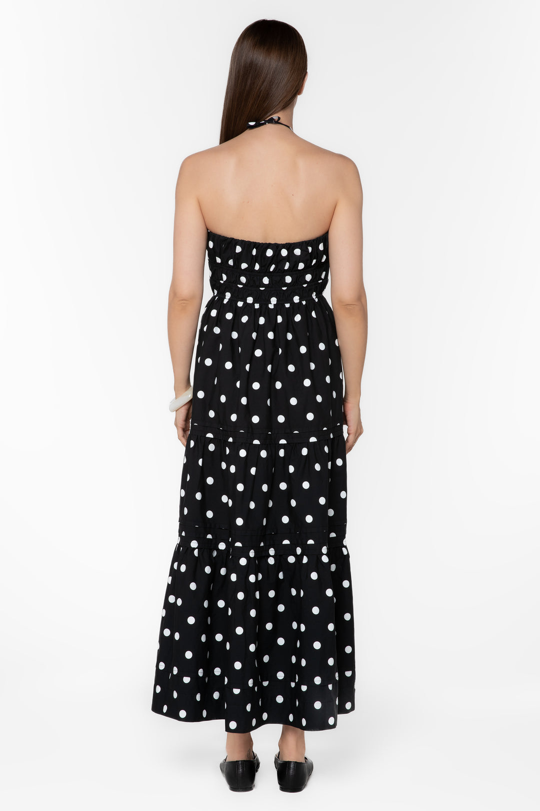 Amadea Black Dotted Dress - Dresses - Velvet Heart Clothing