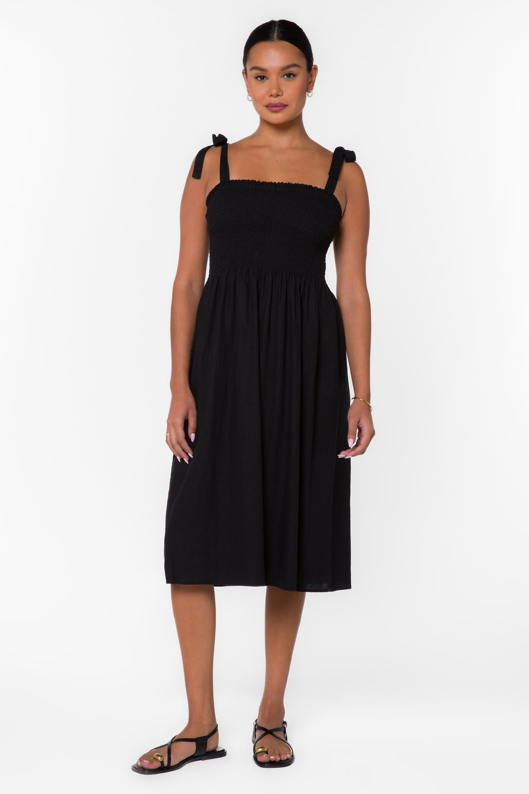 Amia Black Dress