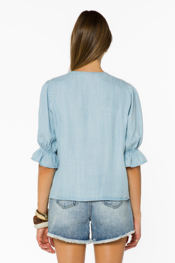 Anthea Catalina Sky Blouse