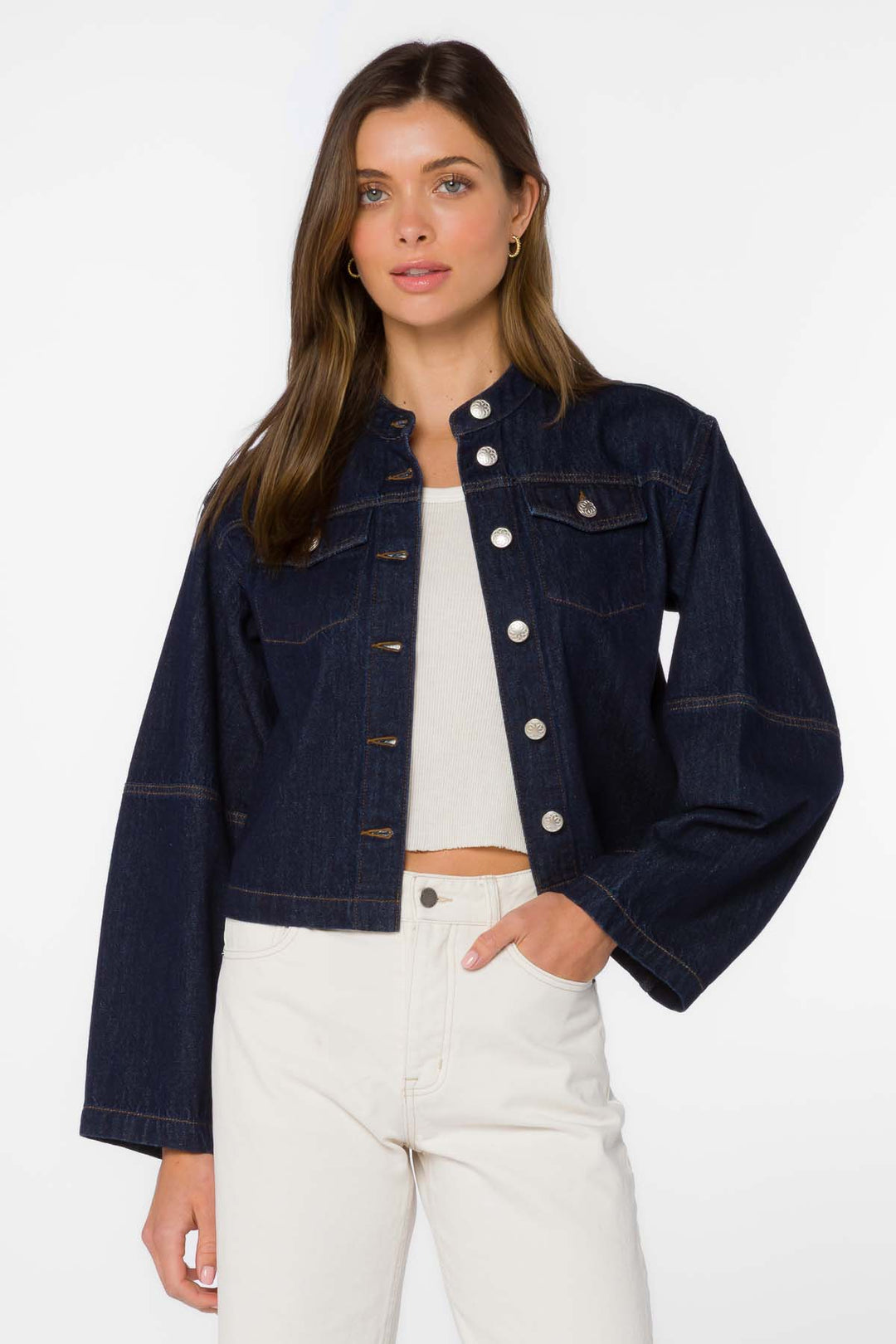 Aracely Blue Jacket - Jackets & Outerwear - Velvet Heart Clothing