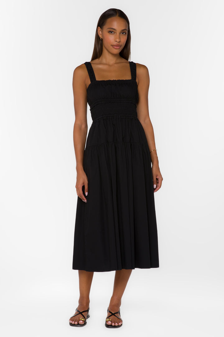 Armine Black Dress - Dresses - Velvet Heart Clothing