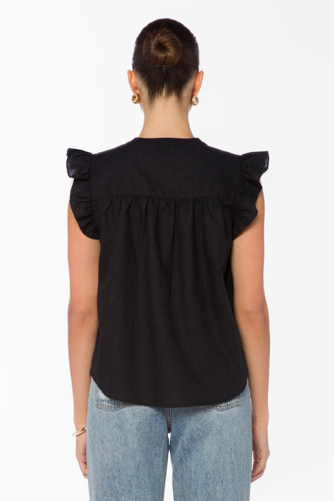 Beckett Black Top - Tops - Velvet Heart Clothing