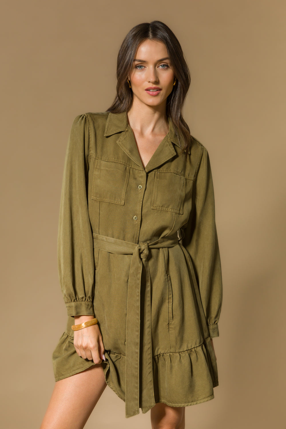 Bethenny Pesto Dress - Dresses - Velvet Heart Clothing