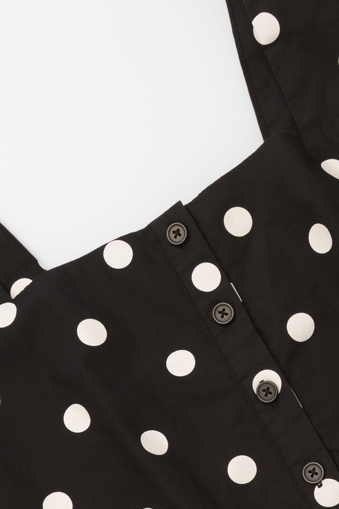 Bethie Black Dotted Top
