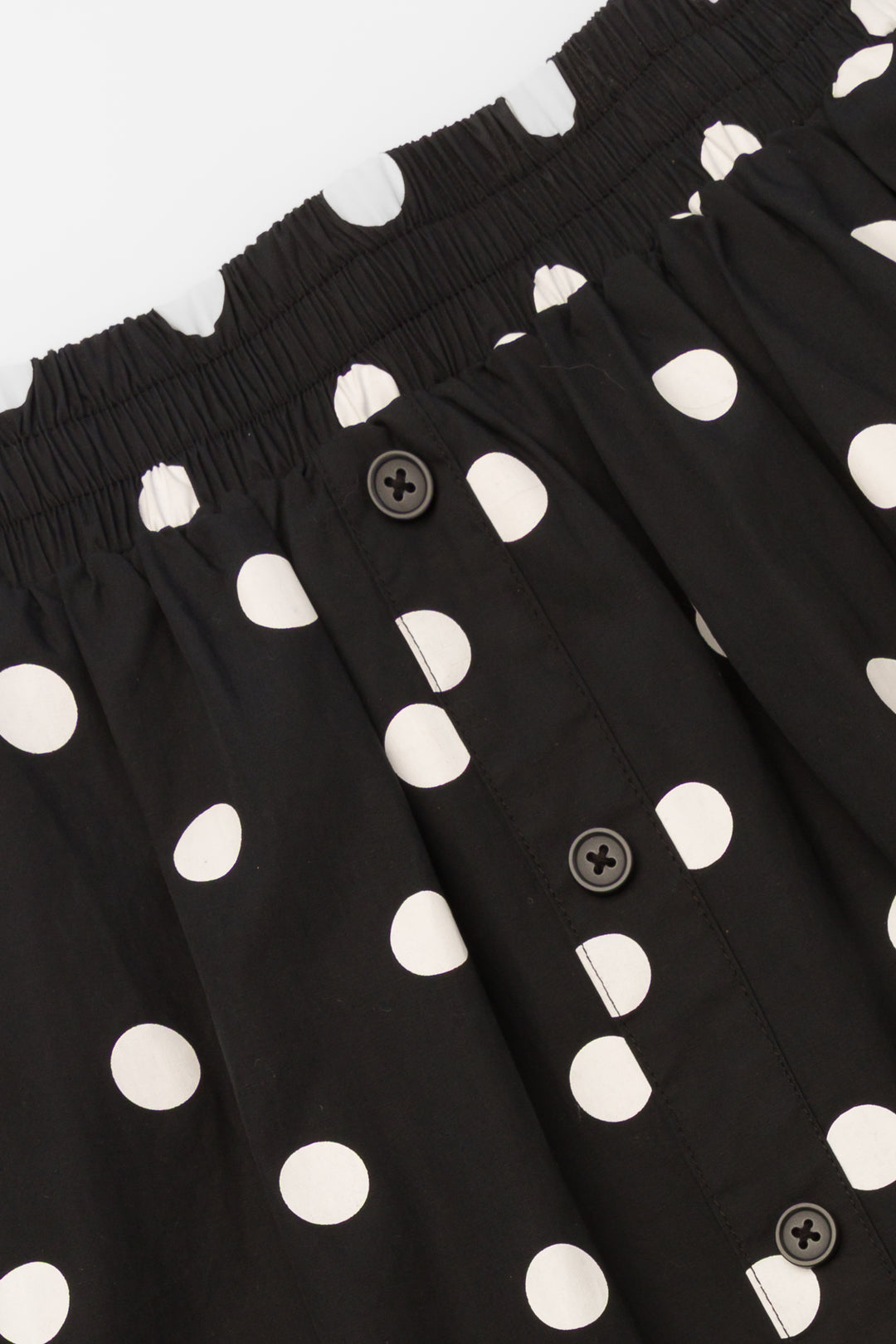 Braydon Black Dotted Skirt