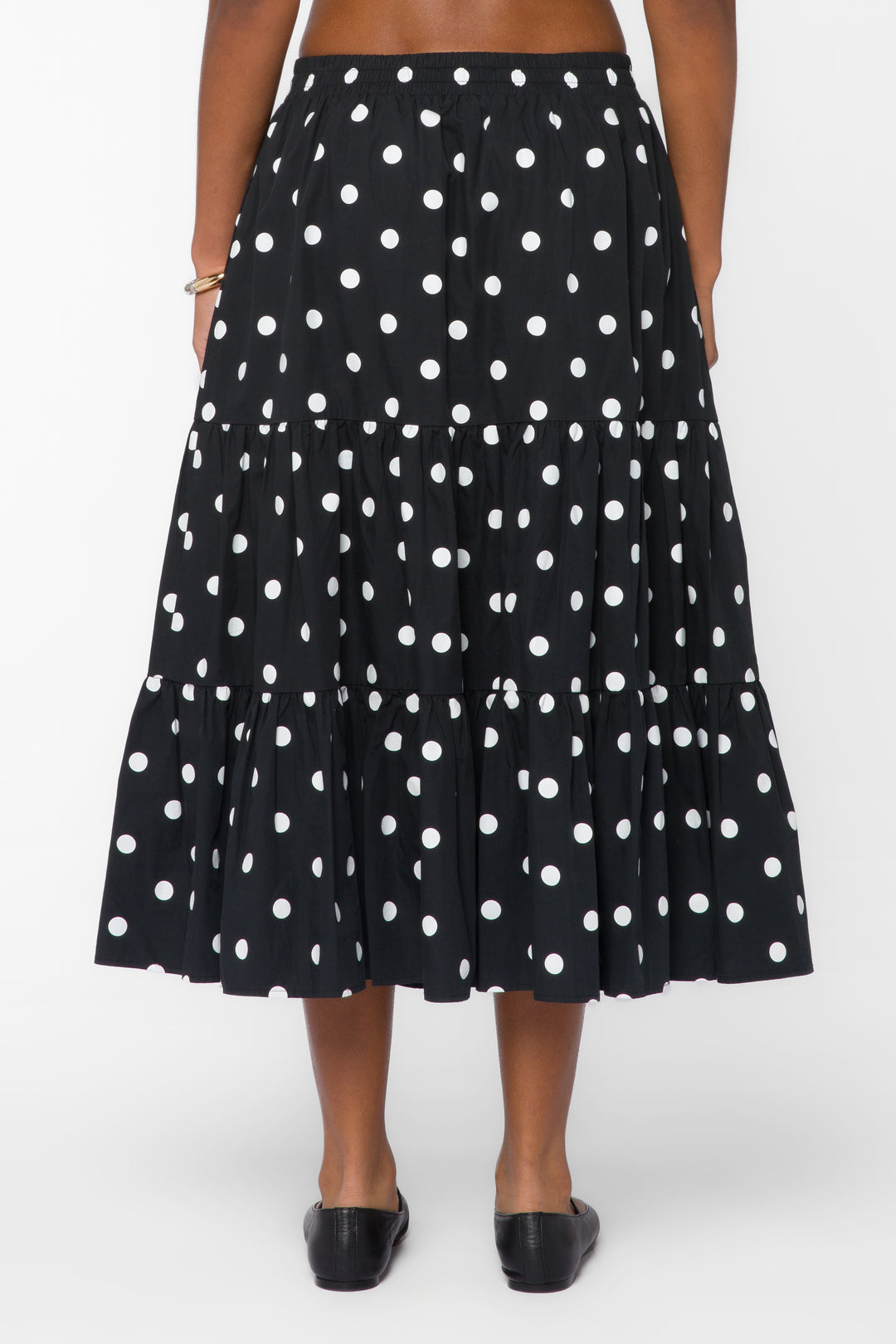 Braydon Black Dotted Skirt - Bottoms - Velvet Heart Clothing