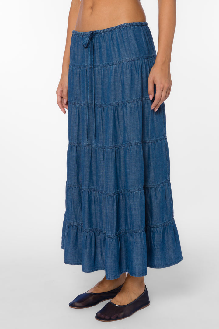 Claremont Calva Skirt - Bottoms - Velvet Heart Clothing