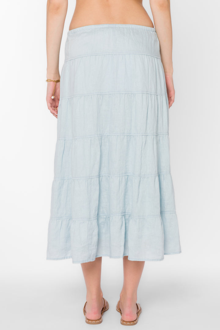 Claremont Blue Skirt - Bottoms - Velvet Heart Clothing