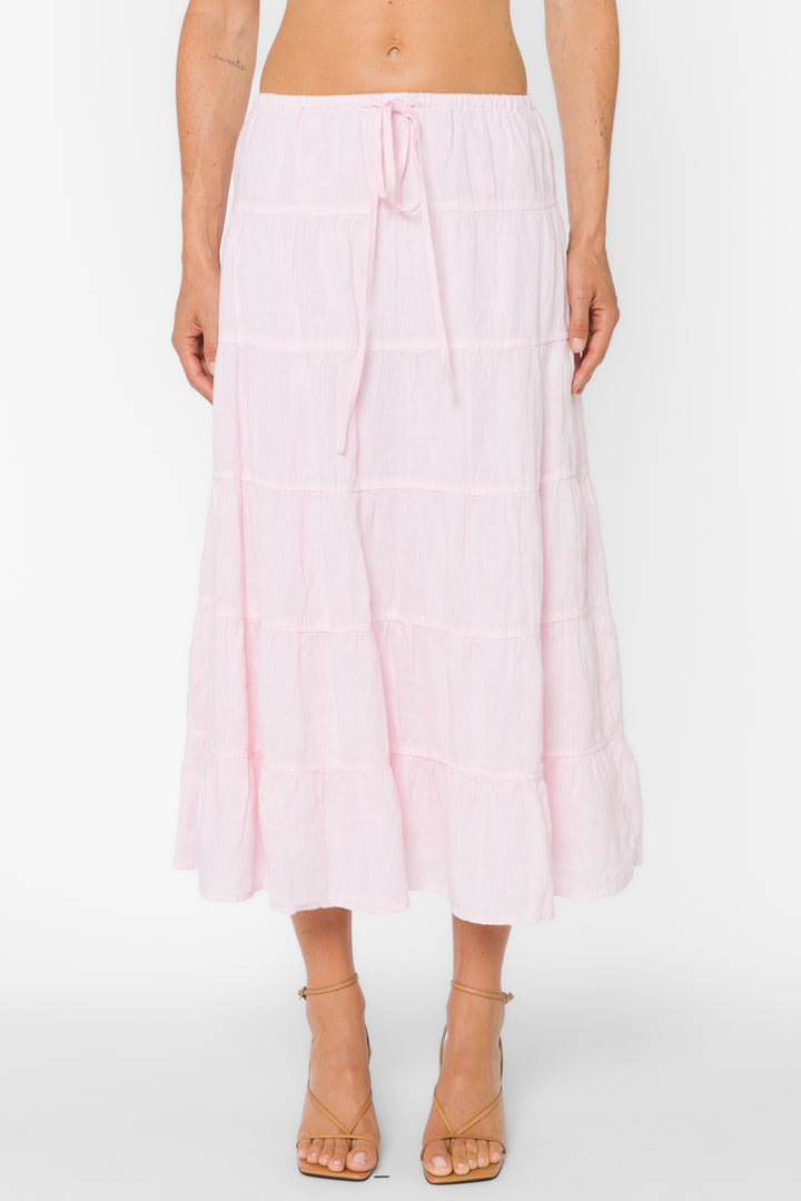 Claremont Pink Skirt - Bottoms - Velvet Heart Clothing