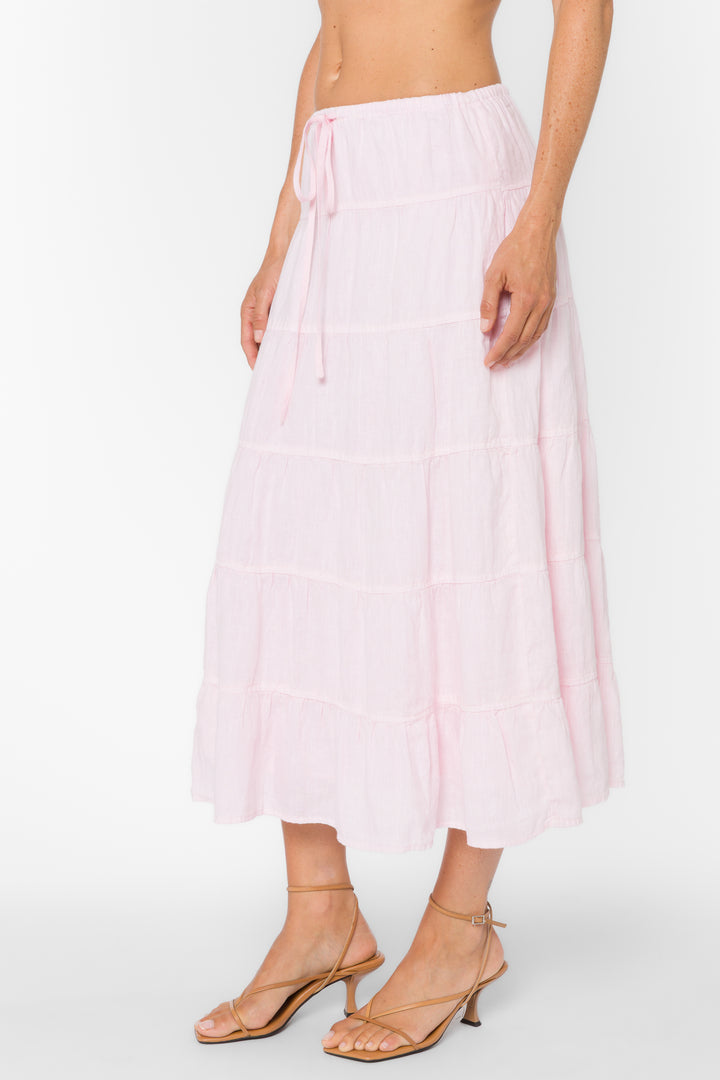 Claremont Pink Skirt - Bottoms - Velvet Heart Clothing