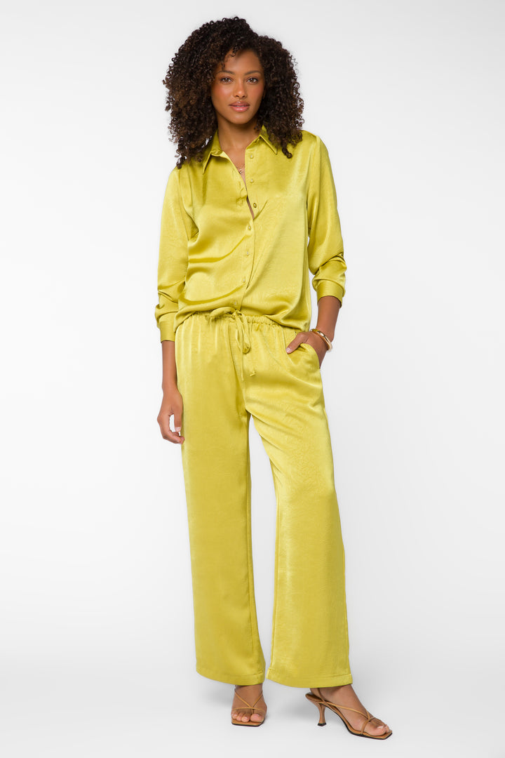 Deja Green Pear Pants