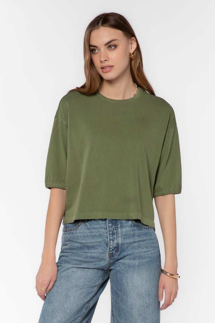 Elias Green Cotton Tee