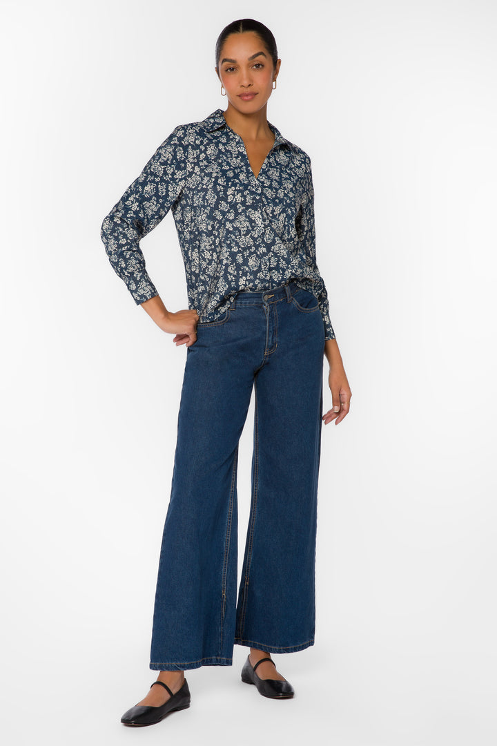 Emma Floral Button Up Shirt