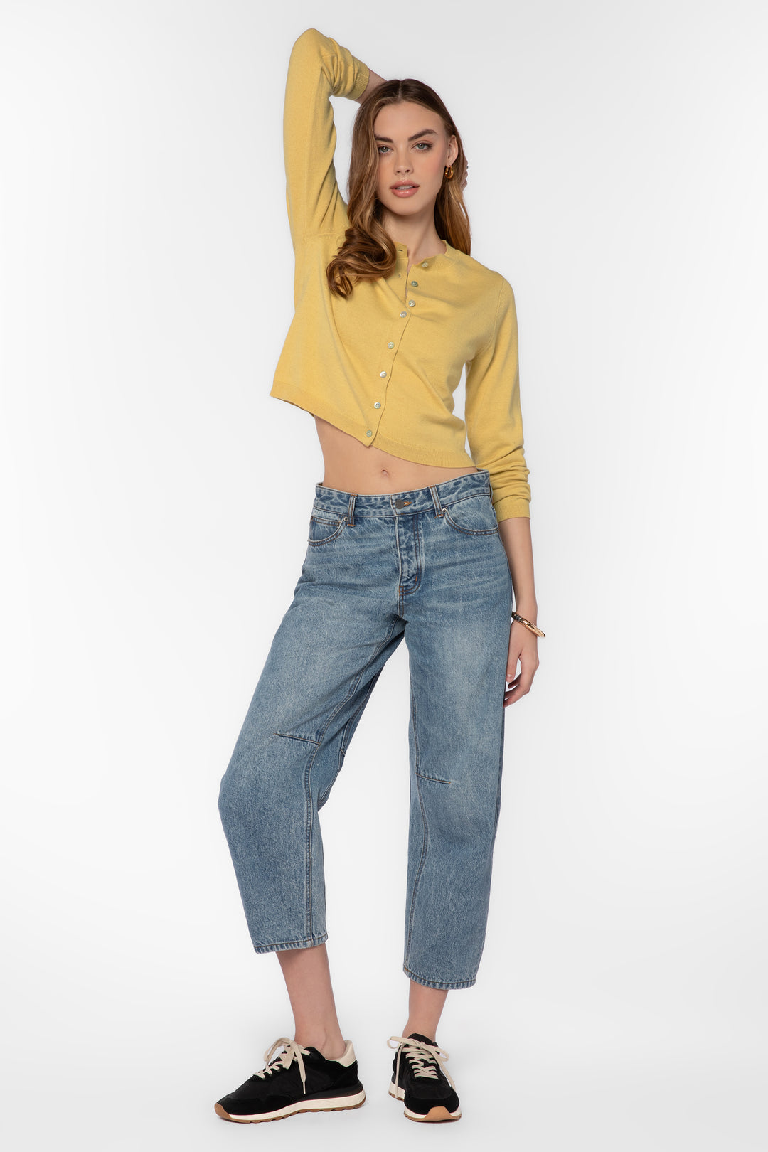 Genna Yellow Cardigan
