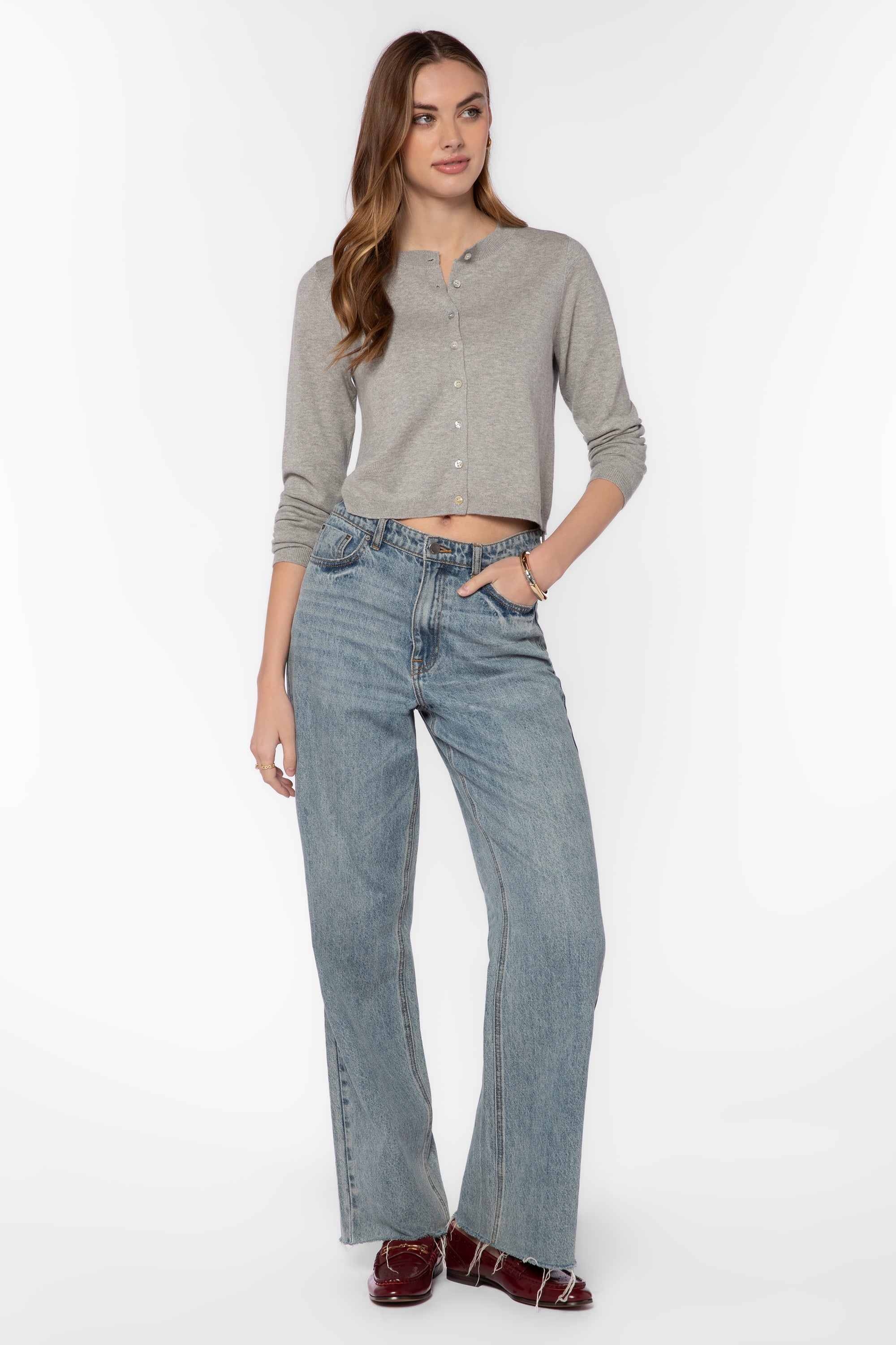 Genna Grey Cardigan