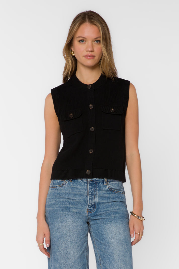 Gretchen Black Vest