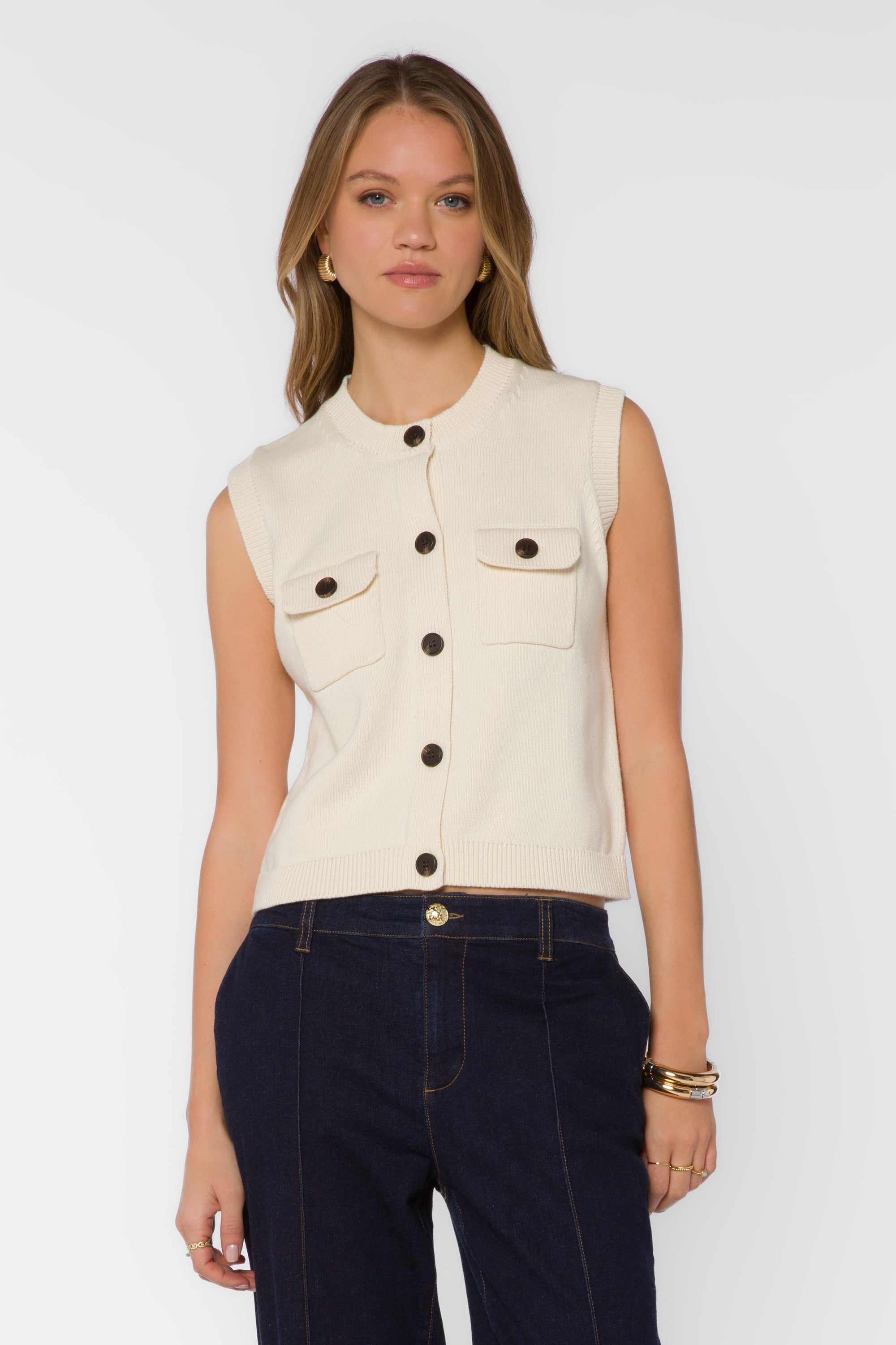 Gretchen Vanilla Vest