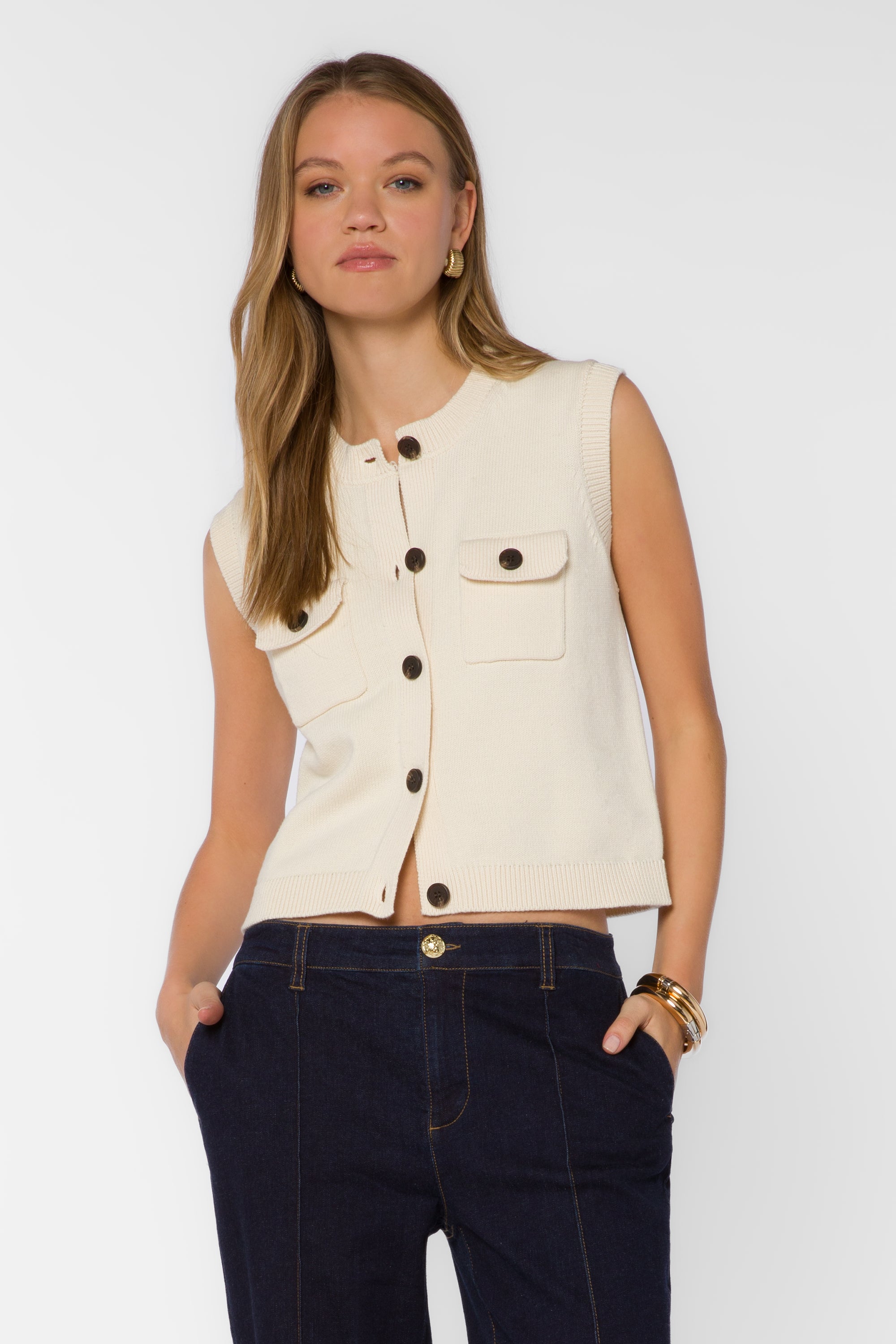 Gretchen Vanilla Vest