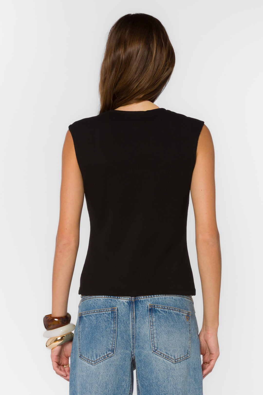Hayes Black Top - Tops - Velvet Heart Clothing