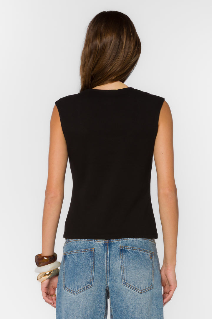 Hayes Black Top - Tops - Velvet Heart Clothing