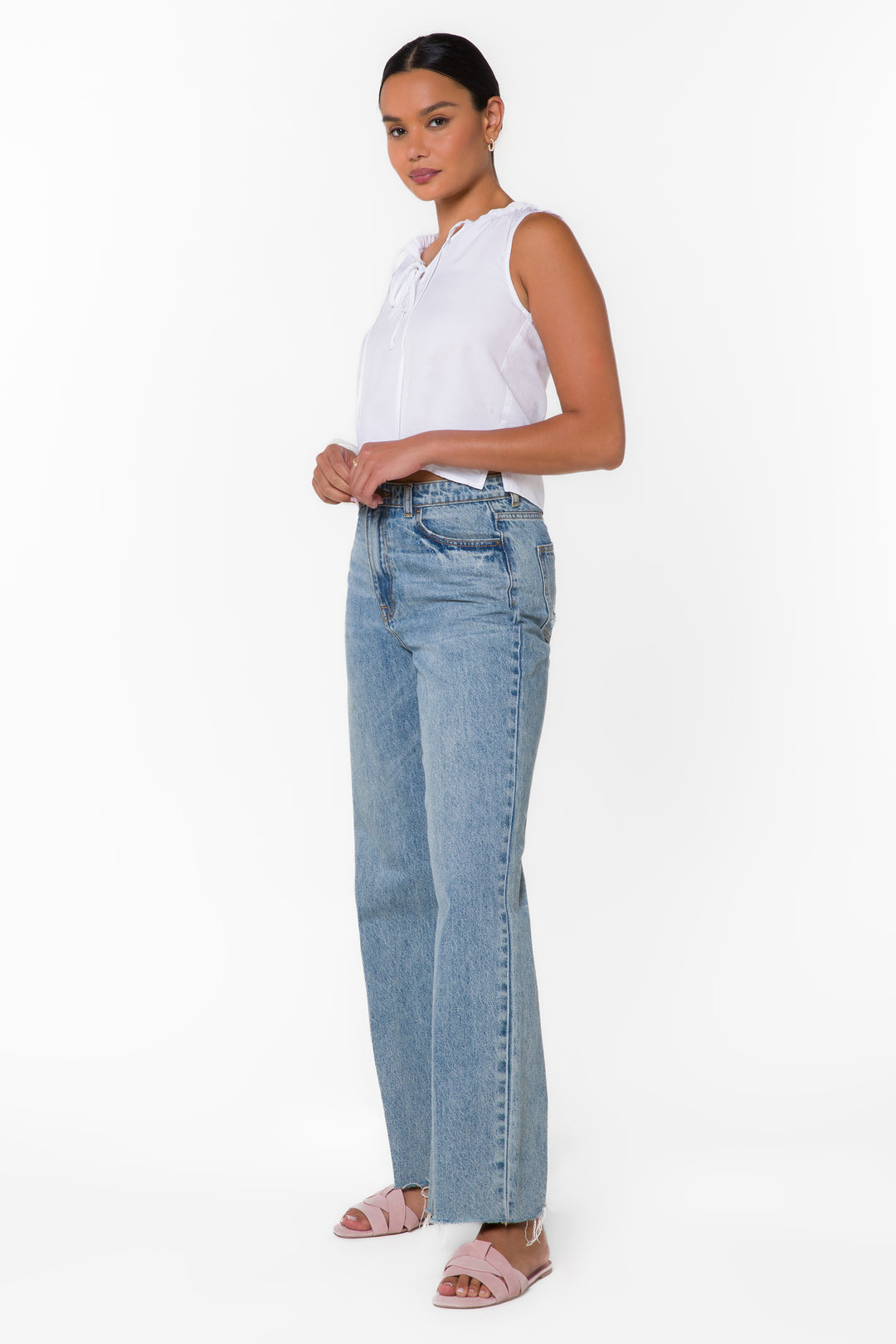 Layla Optic White Tank