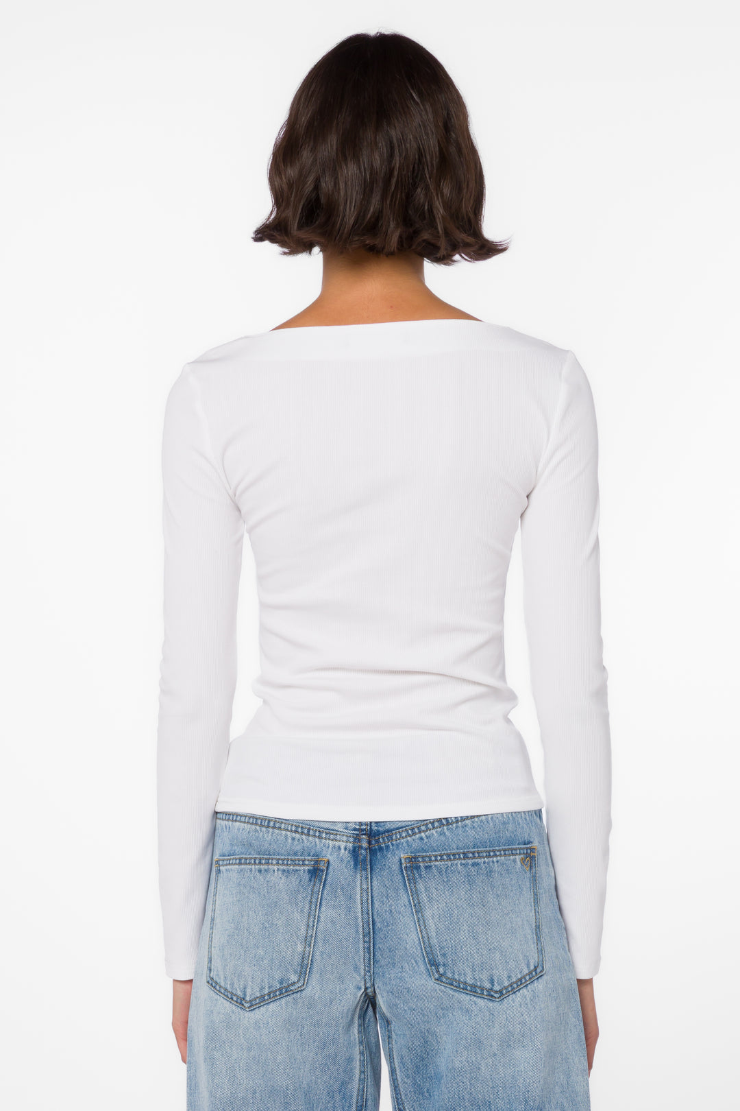 Leone Optic White Tee - Tops - Velvet Heart Clothing