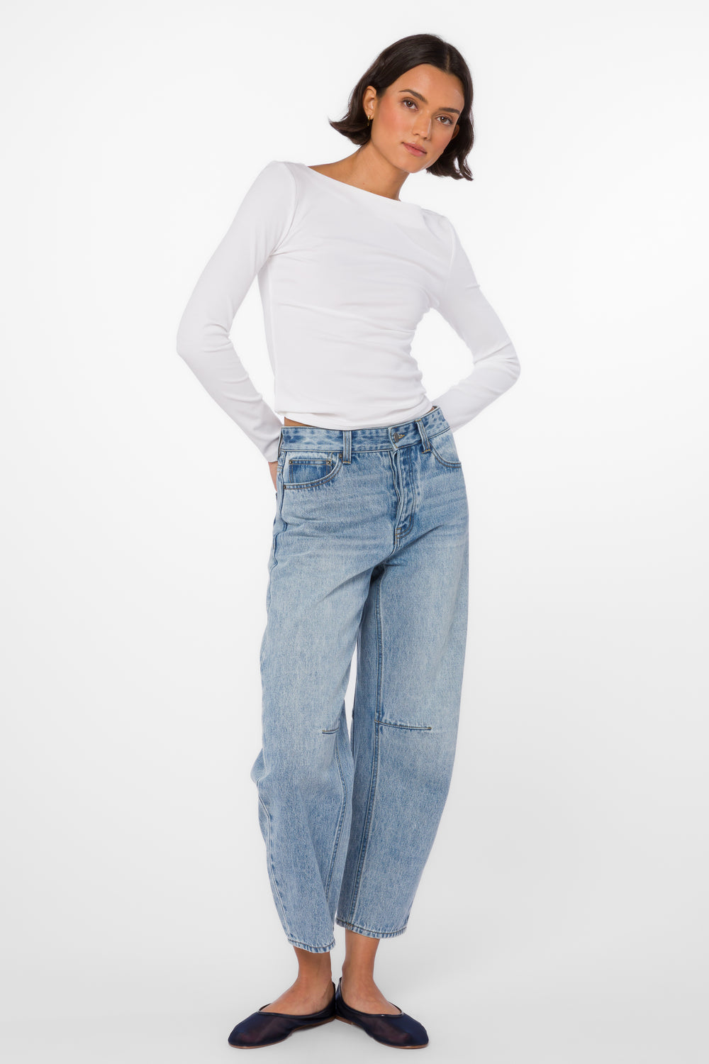 Leone Optic White Tee - Tops - Velvet Heart Clothing