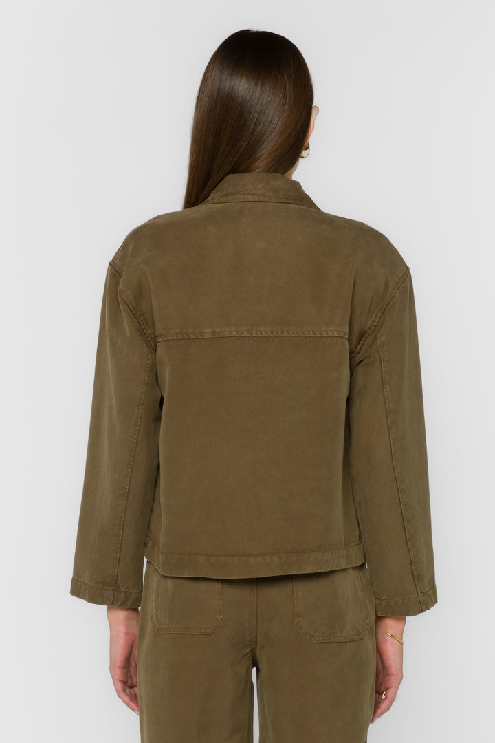 Lorna Olive Jacket - Jackets & Outerwear - Velvet Heart Clothing