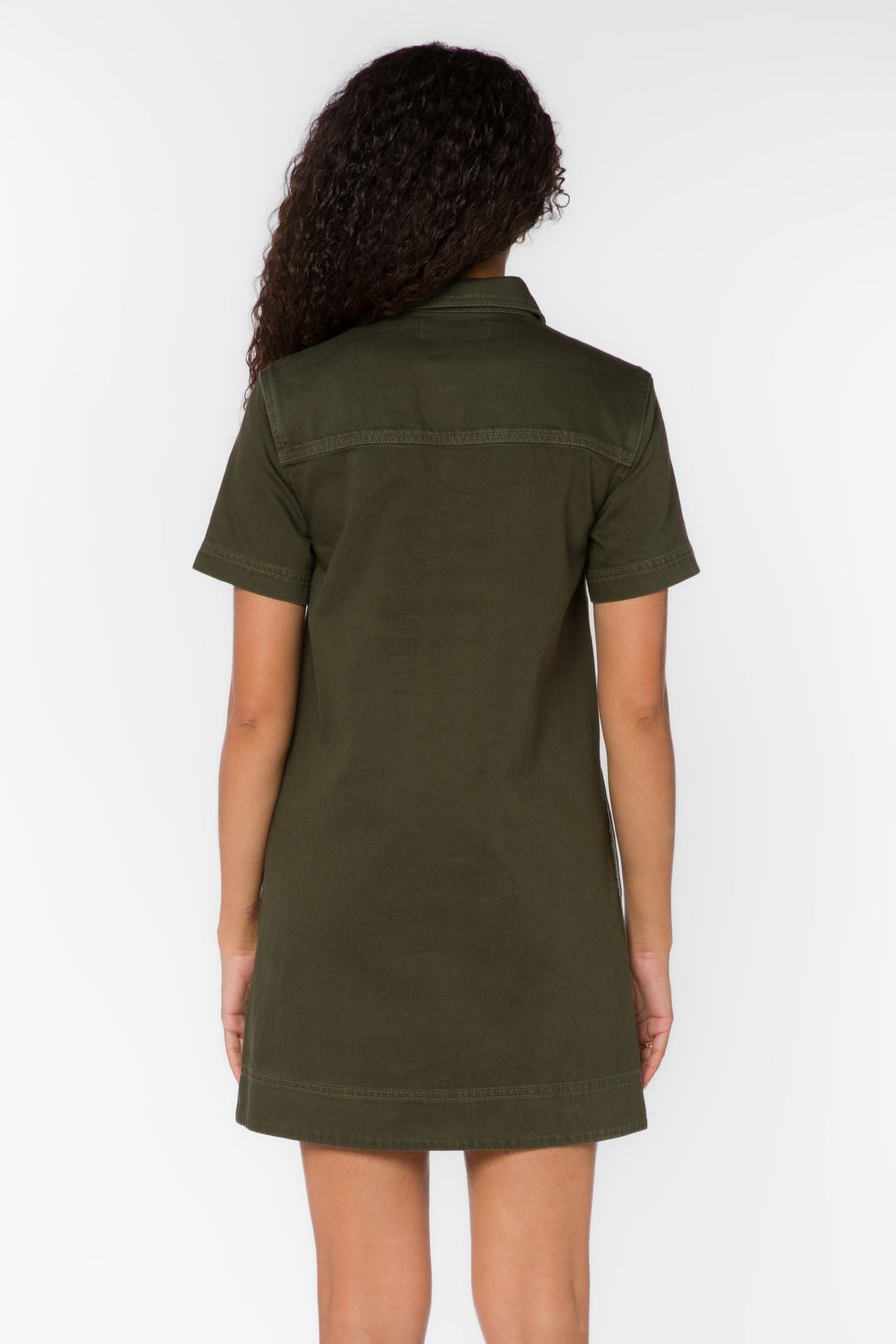 Macayle Ivy Mini Denim Shift Dress