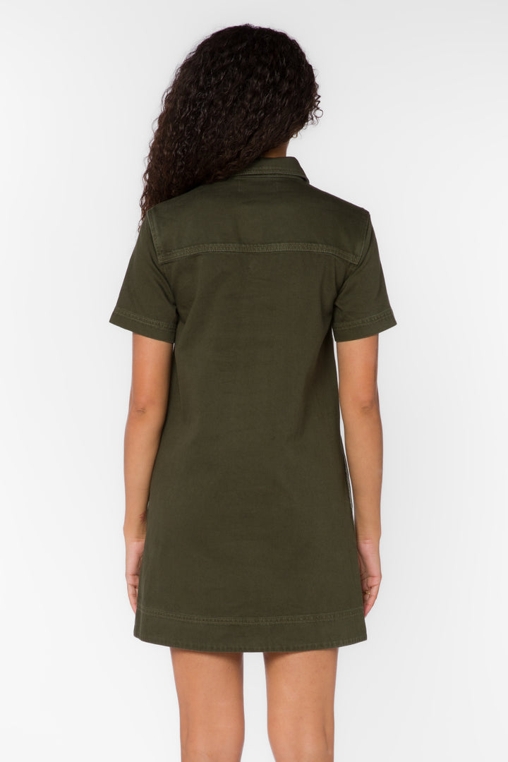 Macayle Ivy Mini Denim Shift Dress