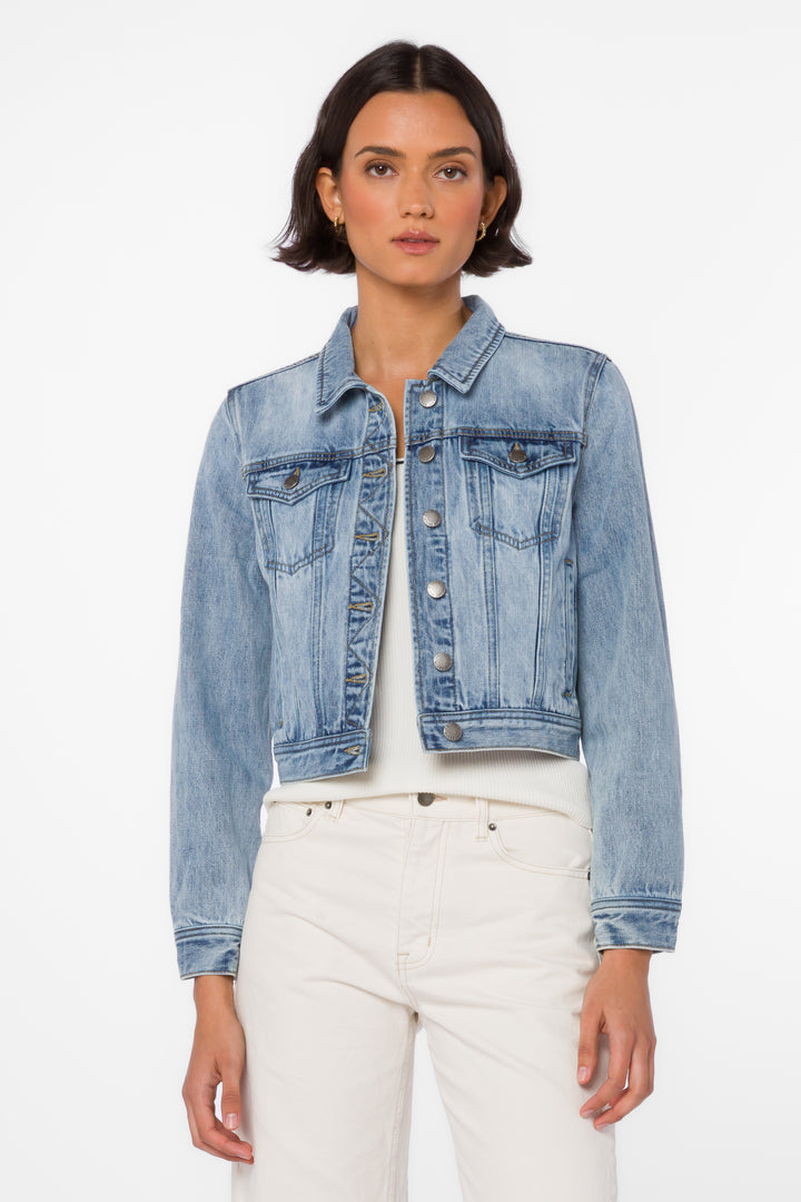 Michelle Blue Jacket - Jackets & Outerwear - Velvet Heart Clothing