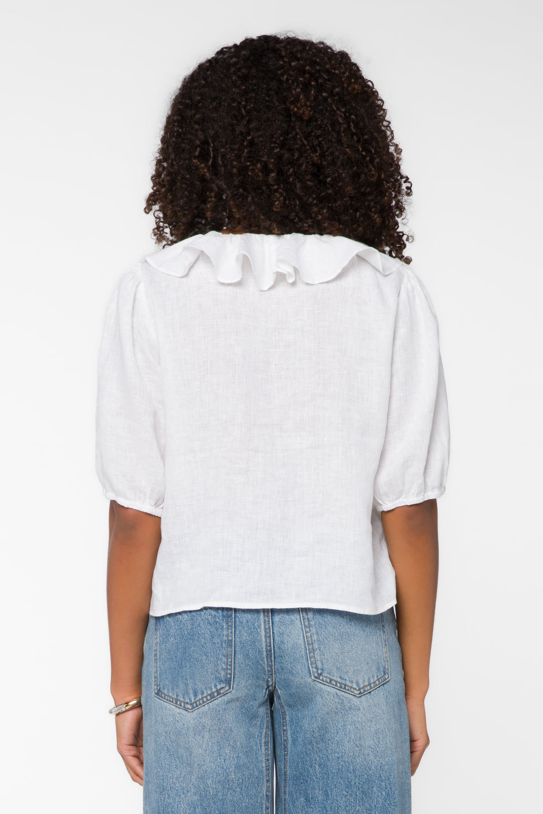 Milan Optic White Top - Tops - Velvet Heart Clothing