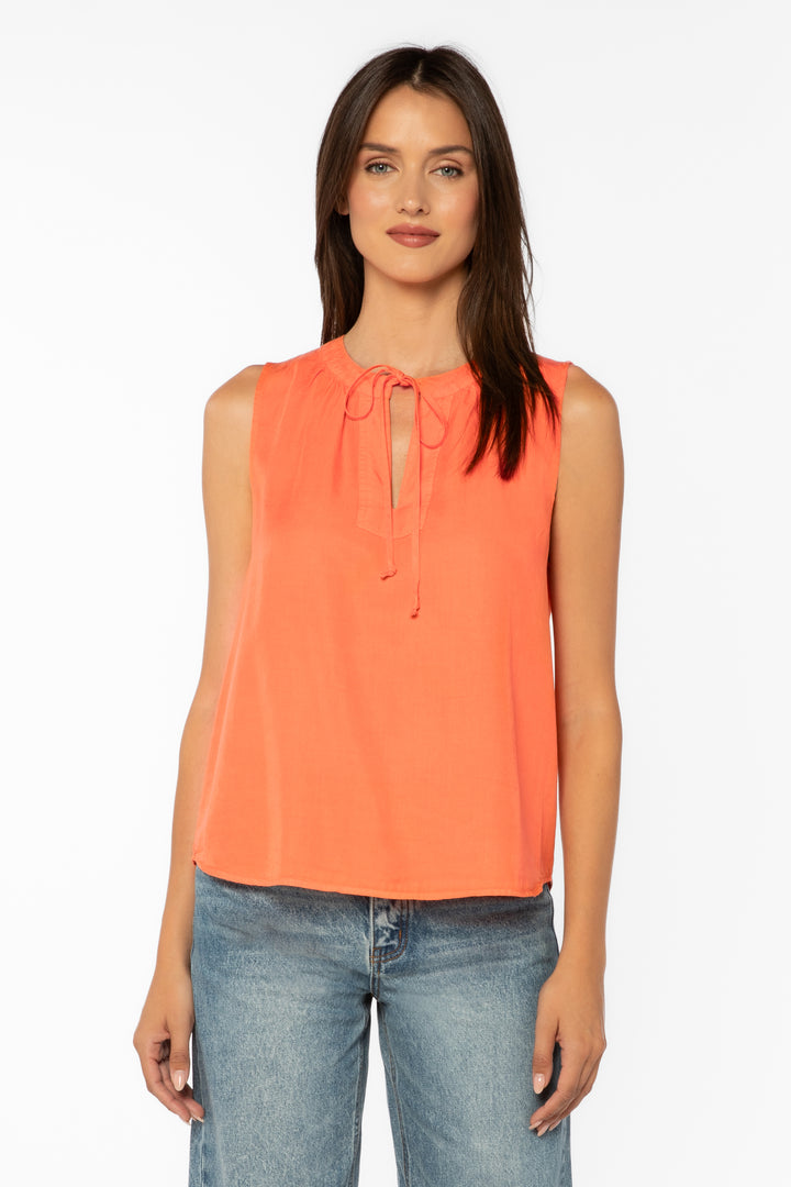 Mireille Grapefruit Top - Tops - Velvet Heart Clothing