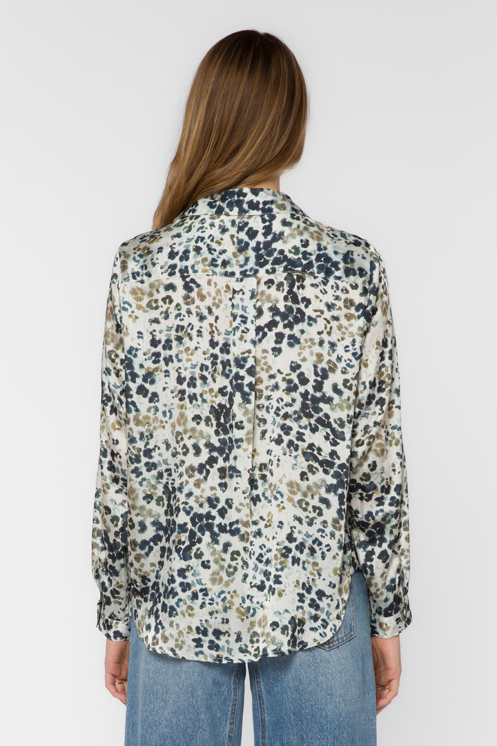 Natalie Leopard Blouse