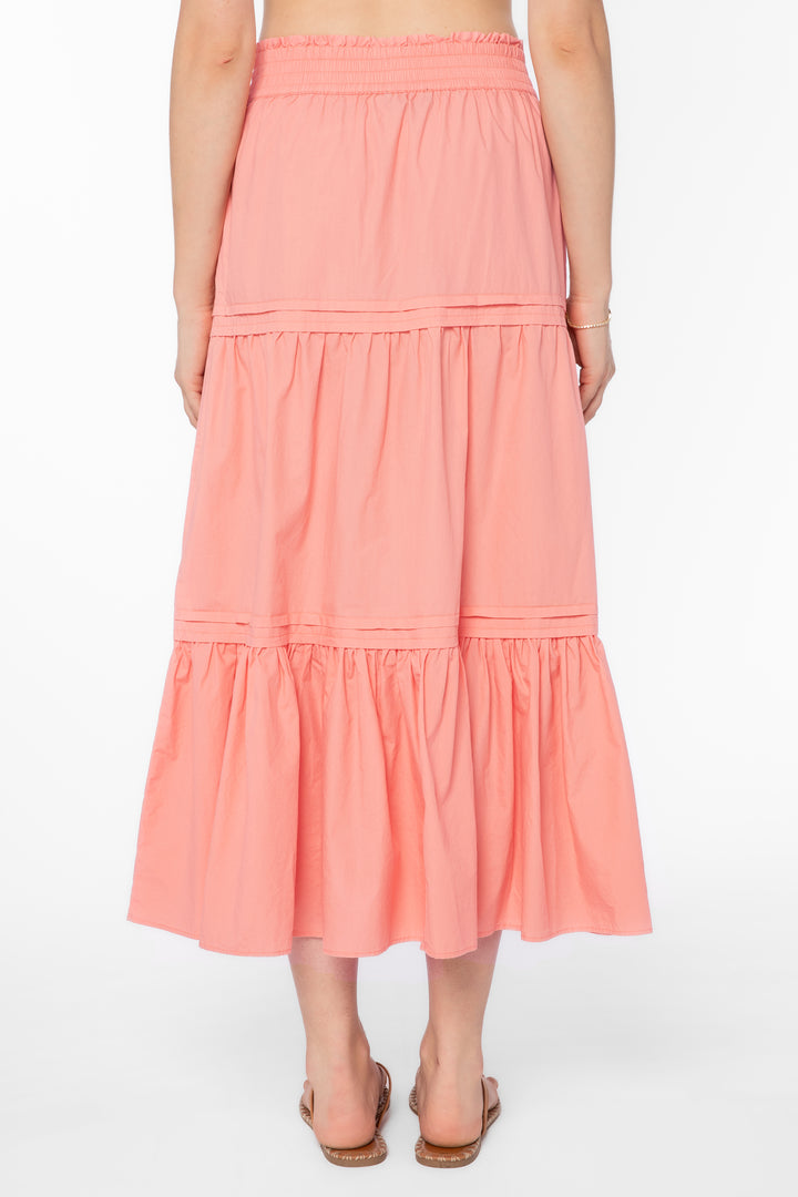 Pauline Coral Skirt - Bottoms - Velvet Heart Clothing