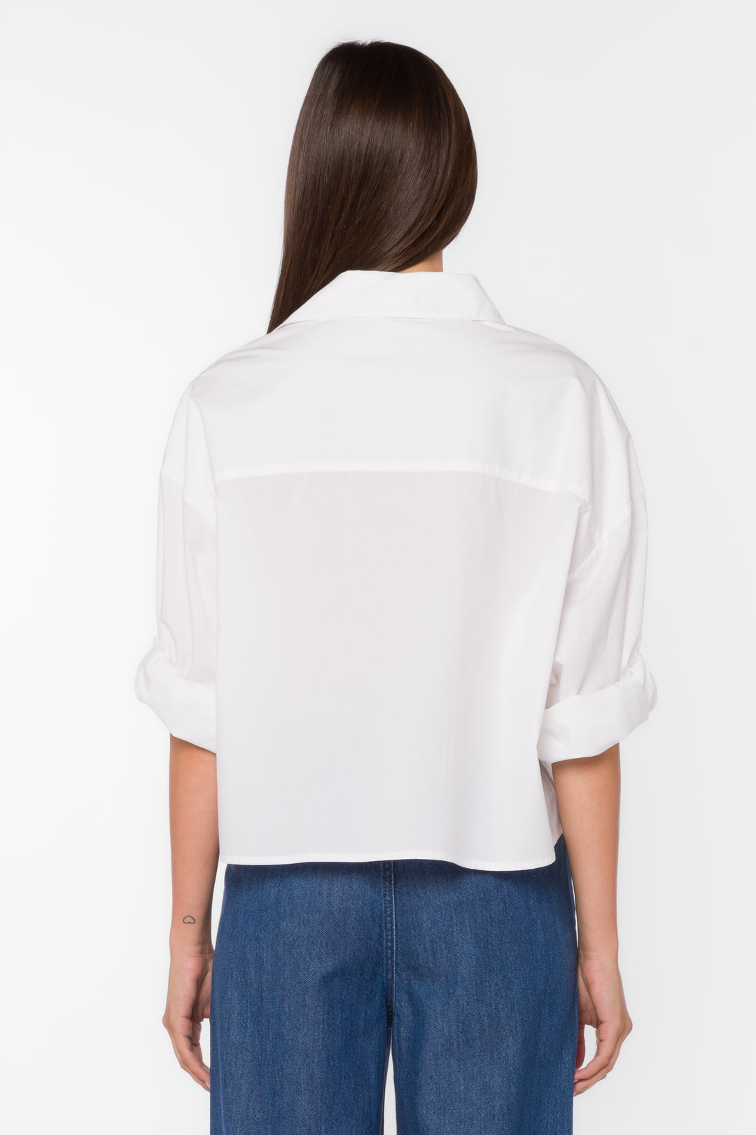Payson Optic White Shirt - Tops - Velvet Heart Clothing